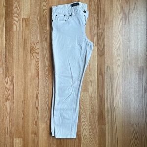 JCrew Toothpick Winter White Jeans